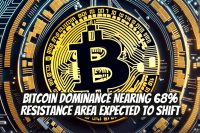 Bitcoin Dominance Nearing 68% Resistance Area Expected to Shift