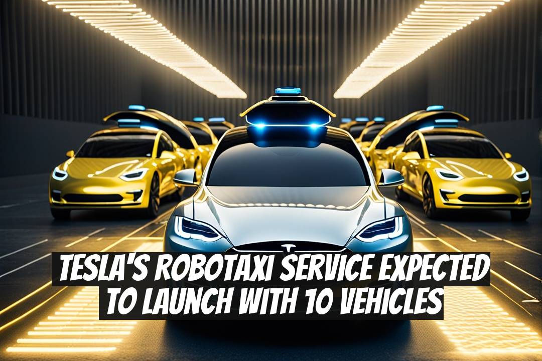 Tesla's Robotaxi Service Expected to Launch with 10 Vehicles