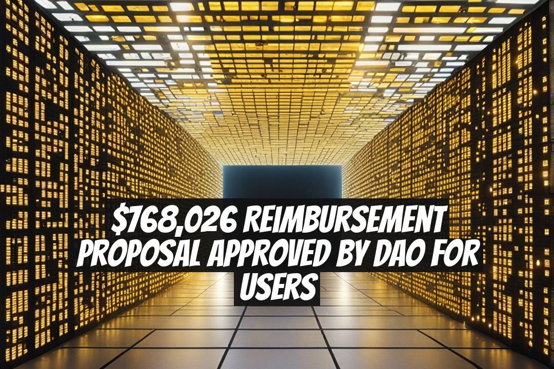 $768,026 Reimbursement Proposal Approved by DAO for Users