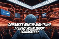 Coinbase's Alleged Anti-Trump Actions Spark Major Controversy
