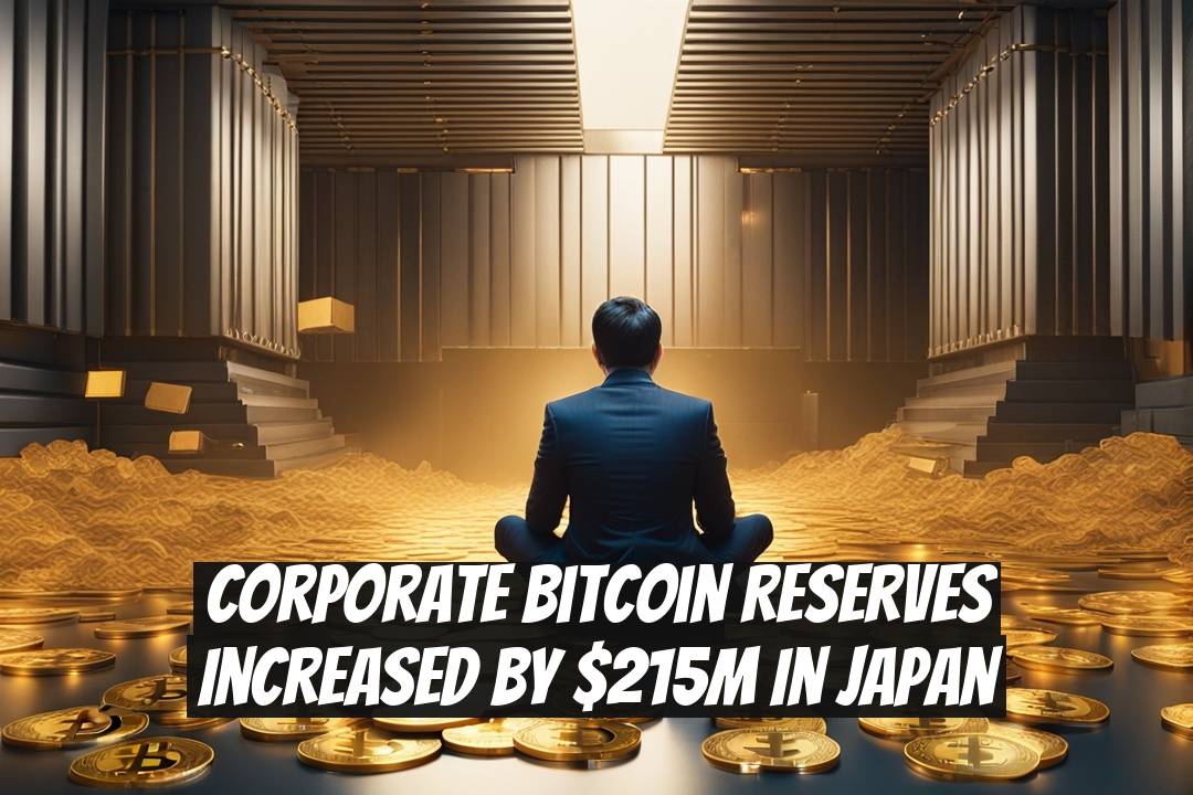 Corporate Bitcoin Reserves Increased by $215M in Japan