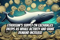 Ethereum’s Supply on Exchanges Drops as Whale Activity and Bank Demand Increase
