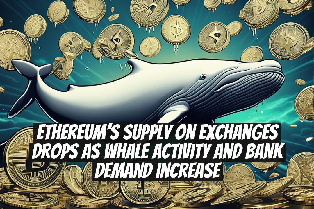 Ethereum’s Supply on Exchanges Drops as Whale Activity and Bank Demand Increase