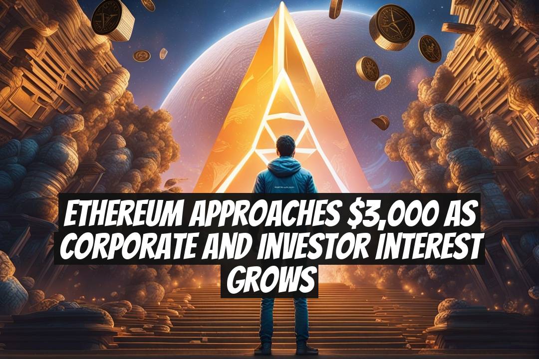 Ethereum Approaches $3,000 as Corporate and Investor Interest Grows