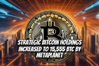 Strategic Bitcoin Holdings Increased to 15,555 BTC by Metaplanet