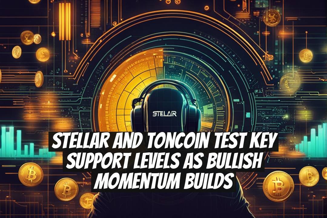 Stellar and Toncoin test key support levels as bullish momentum builds