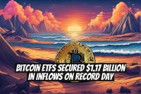 Bitcoin ETFs Secured $1.17 Billion in Inflows on Record Day