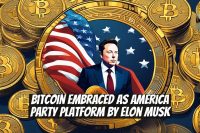 Bitcoin Embraced as America Party Platform by Elon Musk
