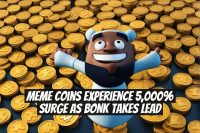 Meme Coins Experience 5,000% Surge as BONK Takes Lead