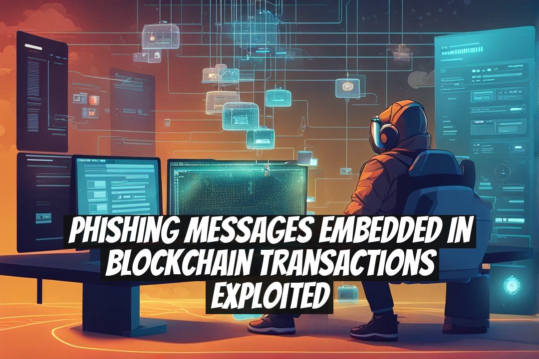 Phishing Messages Embedded in Blockchain Transactions Exploited