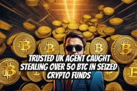 Trusted UK Agent Caught Stealing Over 50 BTC in Seized Crypto Funds