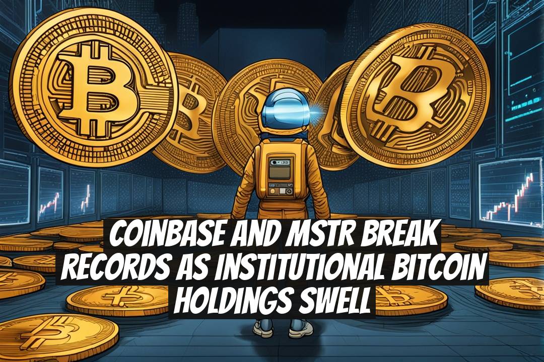 Coinbase and MSTR break records as institutional Bitcoin holdings swell