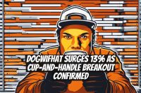 Dogwifhat Surges 13% as Cup-and-Handle Breakout Confirmed