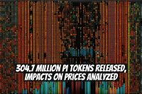 304.7 Million Pi Tokens Released, Impacts on Prices Analyzed