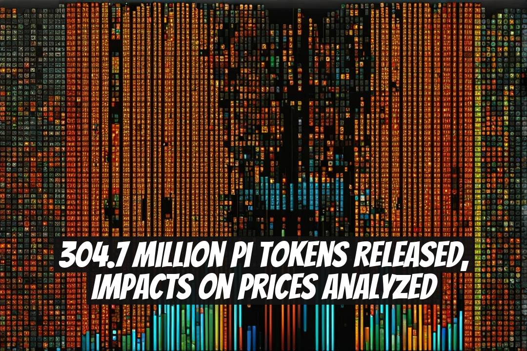 304.7 Million Pi Tokens Released, Impacts on Prices Analyzed