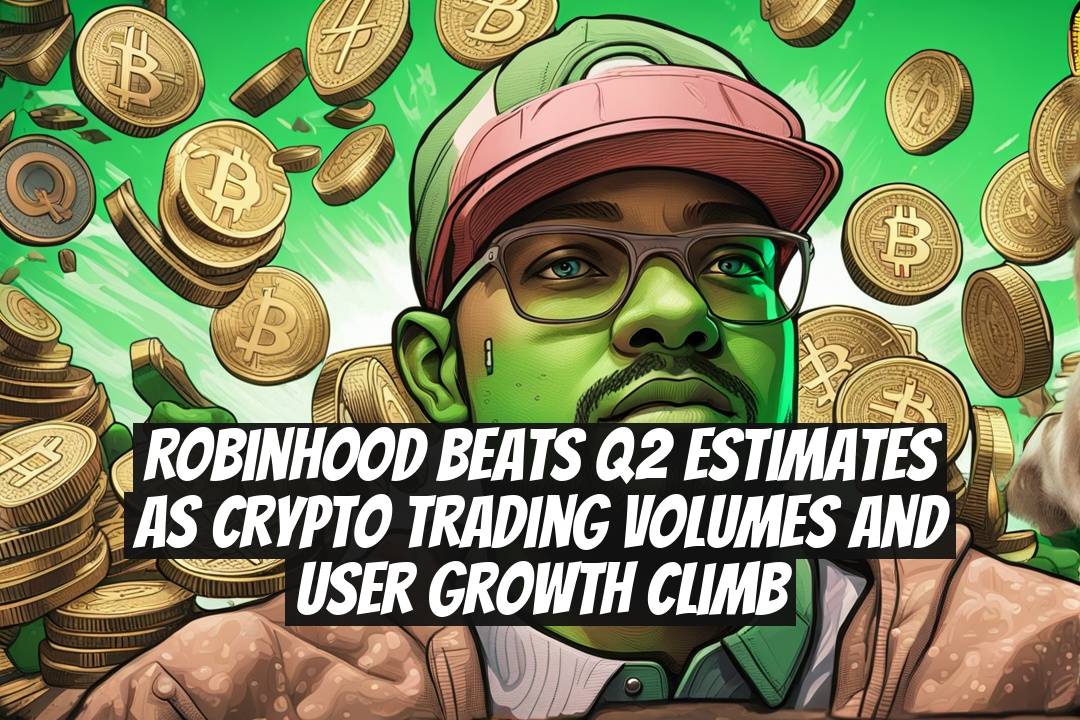 Robinhood beats Q2 estimates as crypto trading volumes and user growth climb
