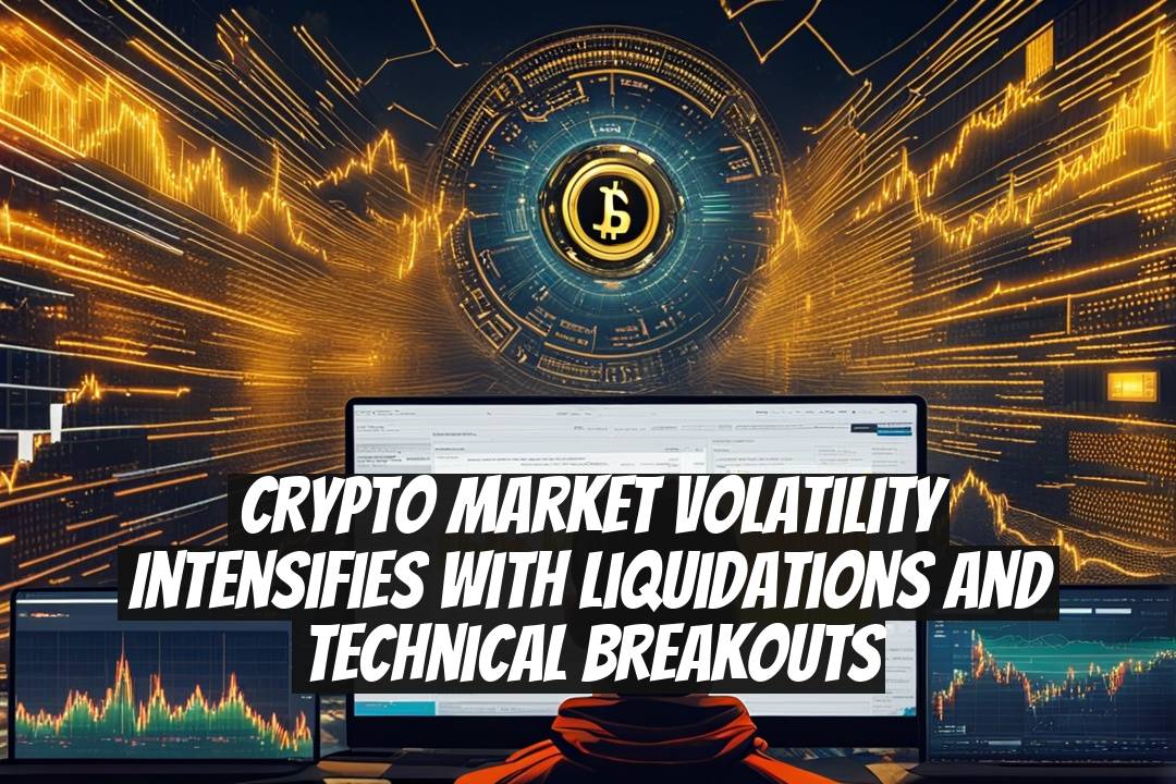 Crypto market volatility intensifies with liquidations and technical breakouts
