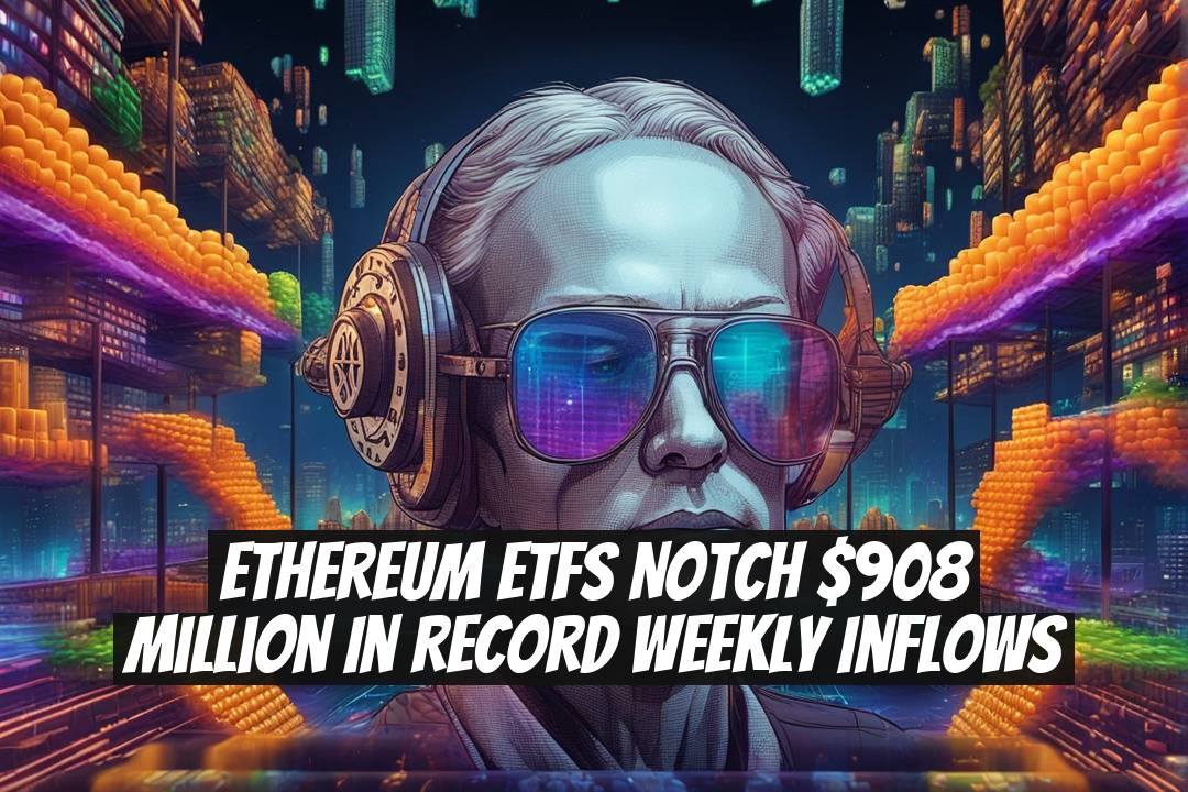 Ethereum ETFs Notch $908 Million in Record Weekly Inflows