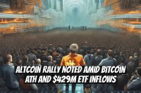 Altcoin Rally Noted Amid Bitcoin ATH and $429M ETF Inflows