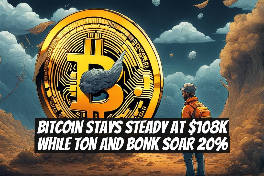Bitcoin Stays Steady at $108K While TON and BONK Soar 20%