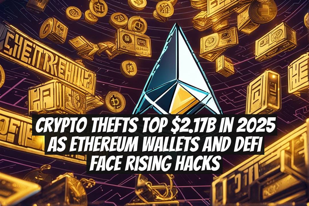 Crypto thefts top $2.17B in 2025 as Ethereum wallets and DeFi face rising hacks