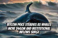 Bitcoin price steadies as whales move $460M and institutional inflows surge
