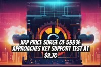 XRP Price Surge of 533% Approaches Key Support Test at $2.70