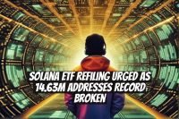 Solana ETF Refiling Urged as 14.63M Addresses Record Broken