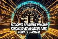 Bitcoin's Apparent Demand Reported as Negative Amid Market Turmoil