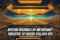 Bitcoin Holdings by Metaplanet Targeted to Exceed 210,000 BTC