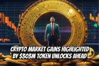 Crypto Market Gains Highlighted by $303M Token Unlocks Ahead