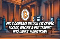 PNC x Coinbase Unlock $1T Crypto Access, Bitcoin & DeFi Trading Hits Banks' Mainstream