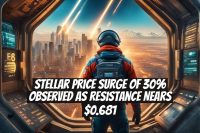 Stellar Price Surge of 30% Observed as Resistance Nears $0.681