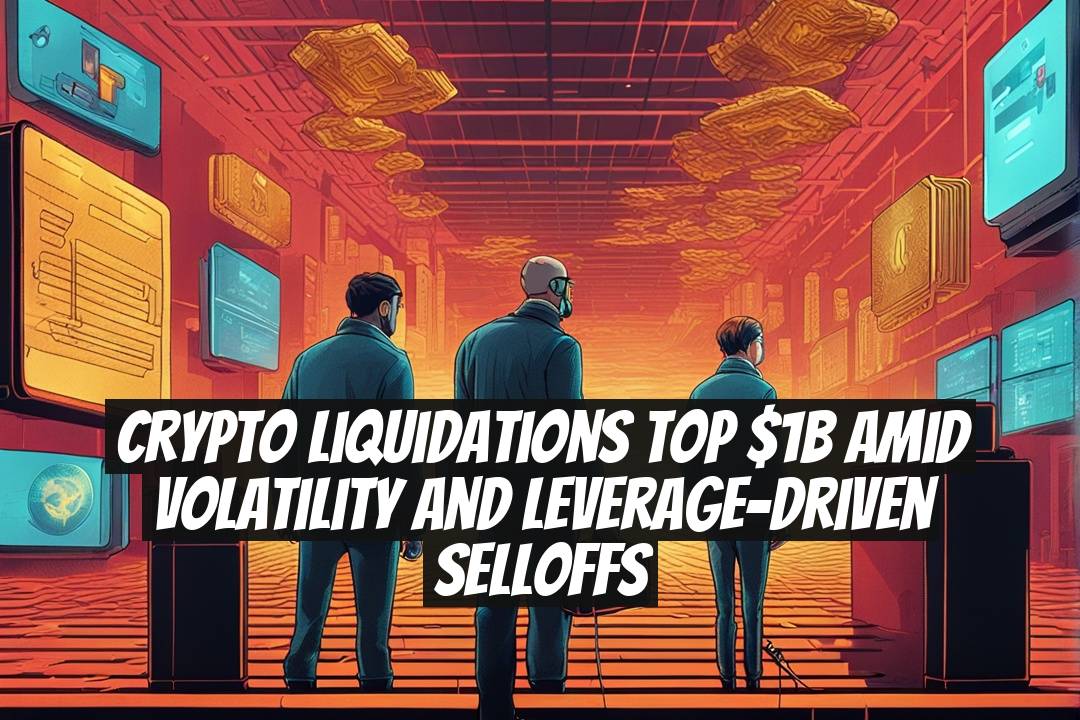 Crypto Liquidations Top $1B Amid Volatility and Leverage-Driven Selloffs
