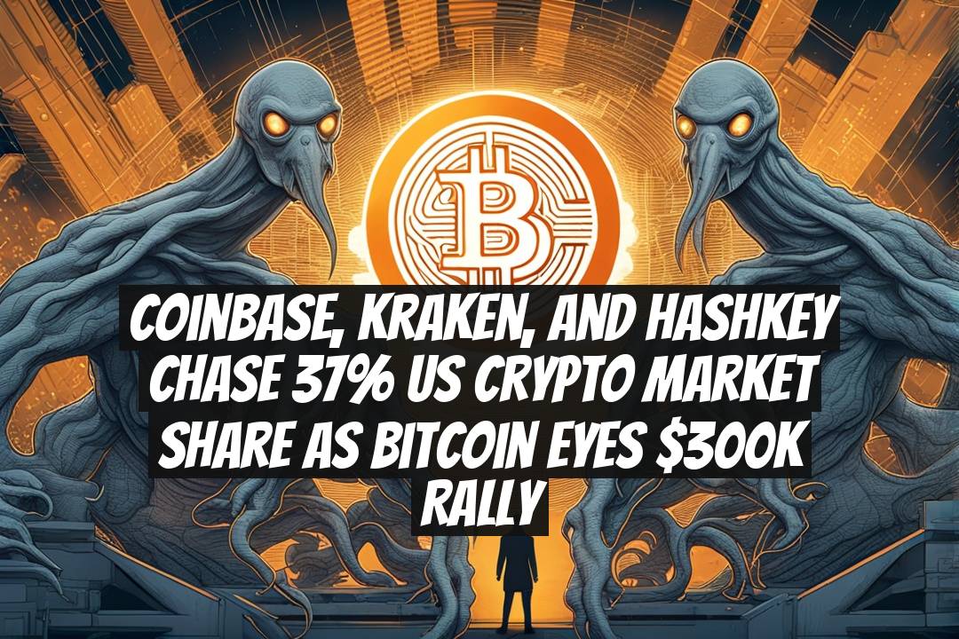 Coinbase, Kraken, and HashKey Chase 37% US Crypto Market Share as Bitcoin Eyes $300K Rally