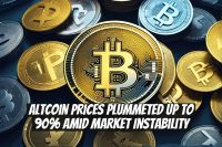 Altcoin Prices Plummeted Up to 90% Amid Market Instability