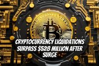 Cryptocurrency Liquidations Surpass $528 Million After Surge