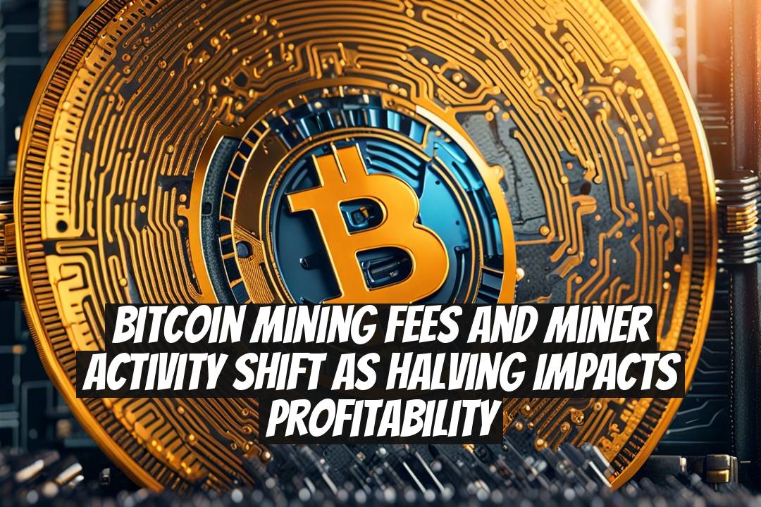 Bitcoin mining fees and miner activity shift as halving impacts profitability