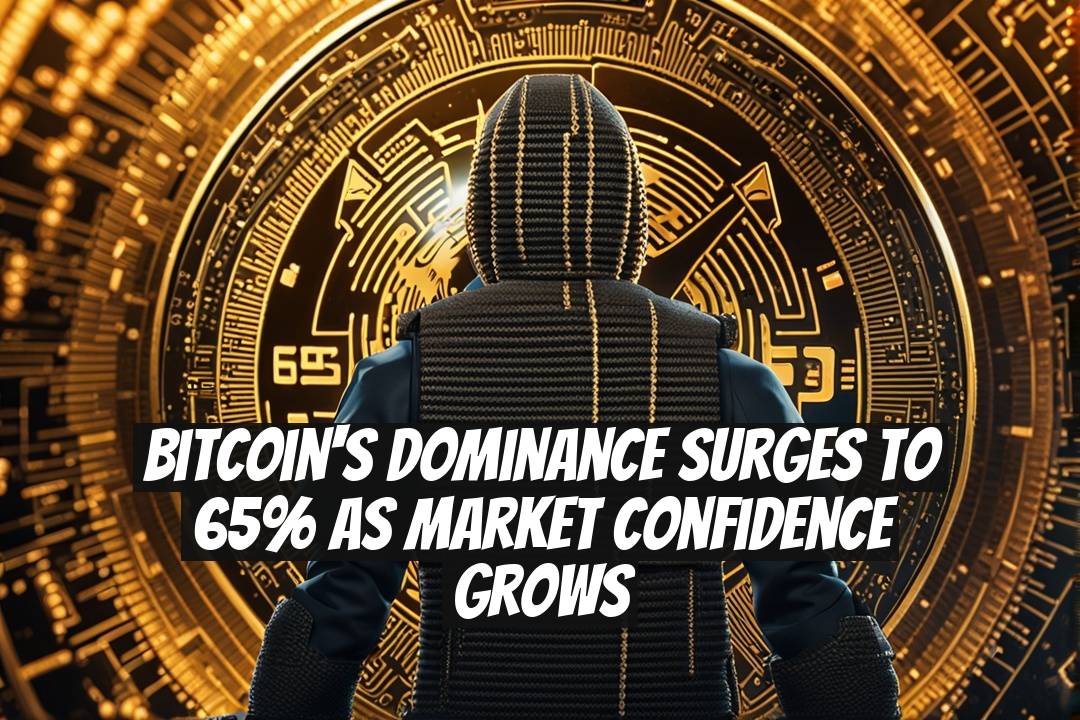 Bitcoin's Dominance Surges to 65% as Market Confidence Grows