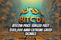 Bitcoin Price Surged Past $122,000 Amid Extreme Greed Signals