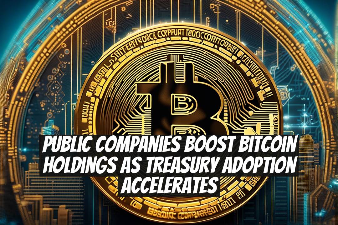 Public Companies Boost Bitcoin Holdings as Treasury Adoption Accelerates