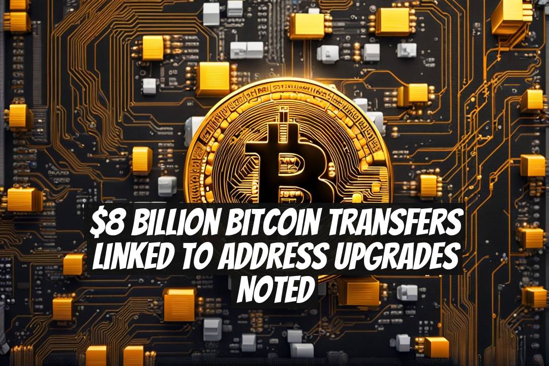 $8 Billion Bitcoin Transfers Linked to Address Upgrades Noted