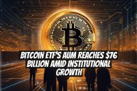 Bitcoin ETF's AUM Reaches $76 Billion Amid Institutional Growth