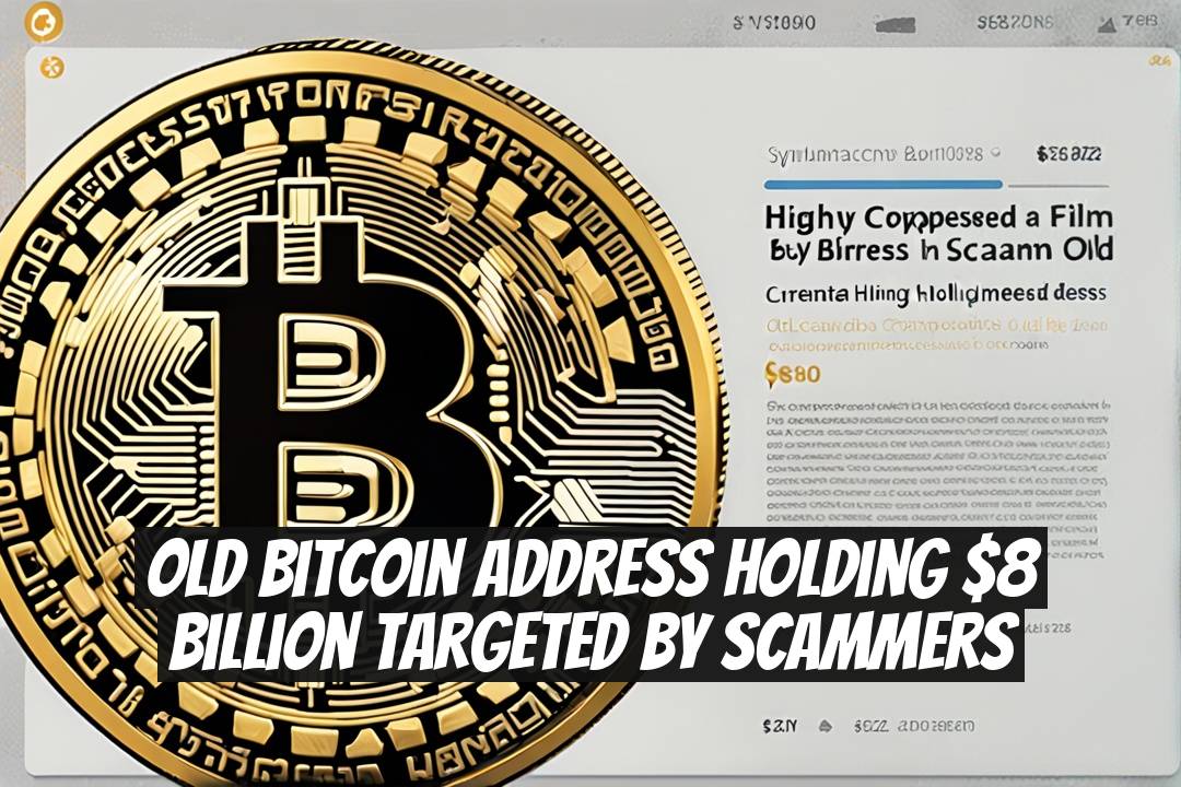 Old Bitcoin Address Holding $8 Billion Targeted by Scammers
