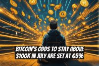 Bitcoin's Odds to Stay Above $100K in July are Set at 65%