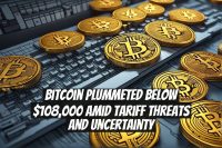 Bitcoin Plummeted Below $108,000 Amid Tariff Threats and Uncertainty