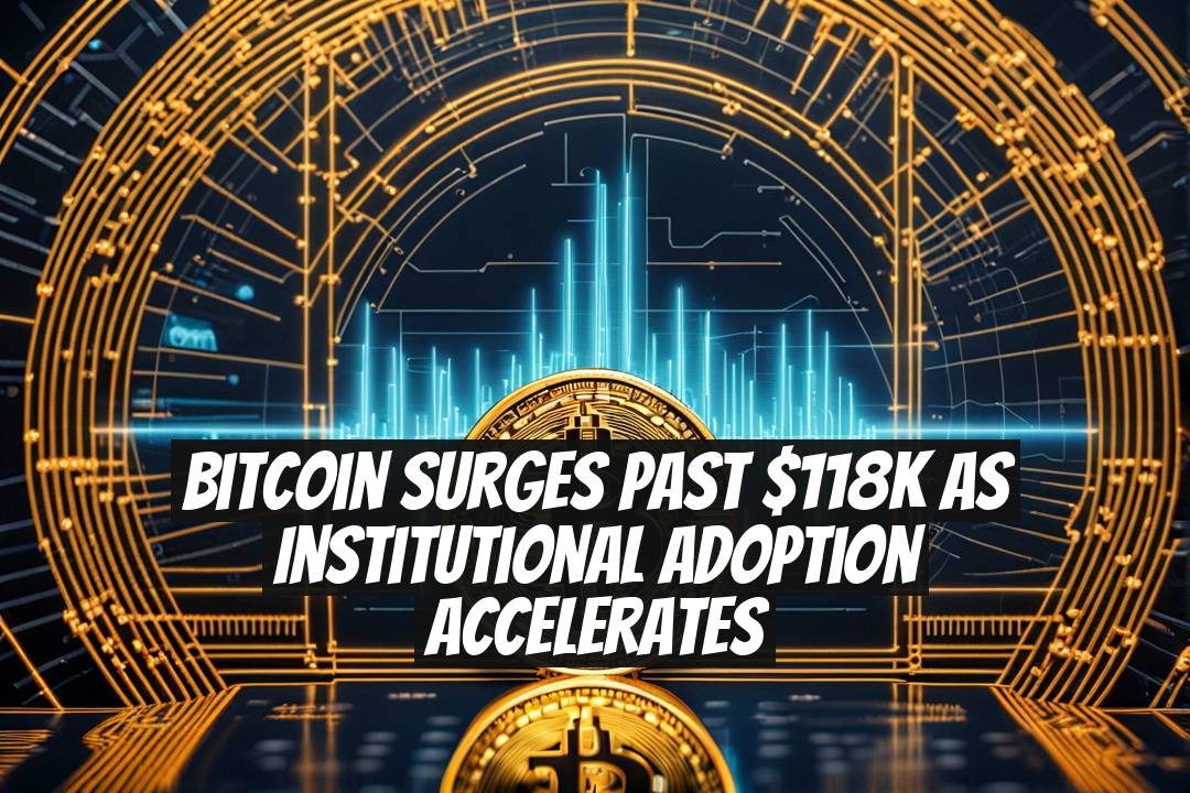 Bitcoin Surges Past $118K as Institutional Adoption Accelerates