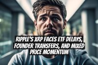 Ripple’s XRP Faces ETF Delays, Founder Transfers, and Mixed Price Momentum