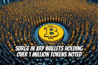 Surge in XRP Wallets Holding Over 1 Million Tokens Noted