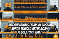 Bitcoin mining firms in Russia surge tenfold after 2024 regulatory shift